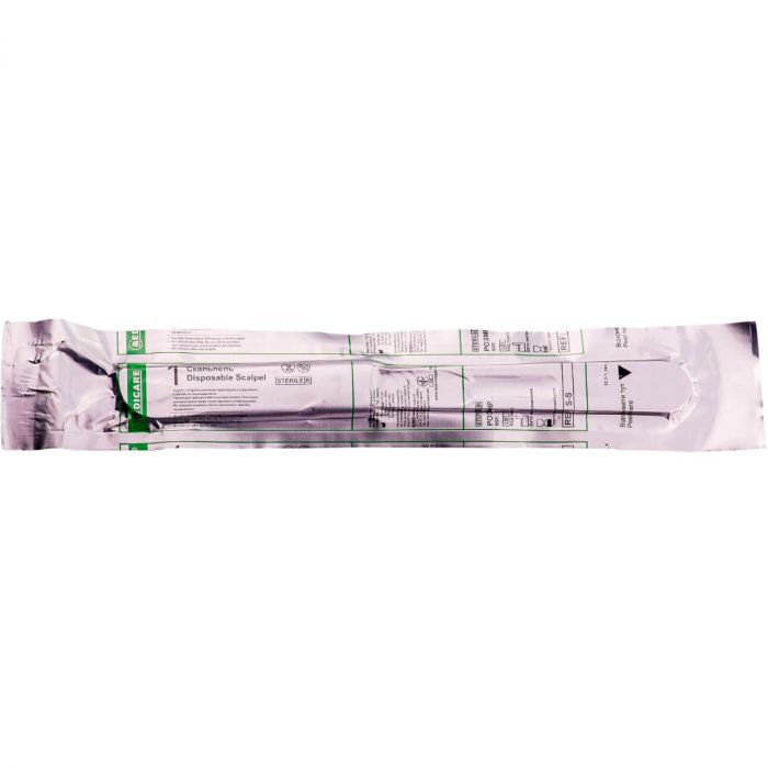 Скальпель хірургічний Medicare стерильний р.21, 1 шт.