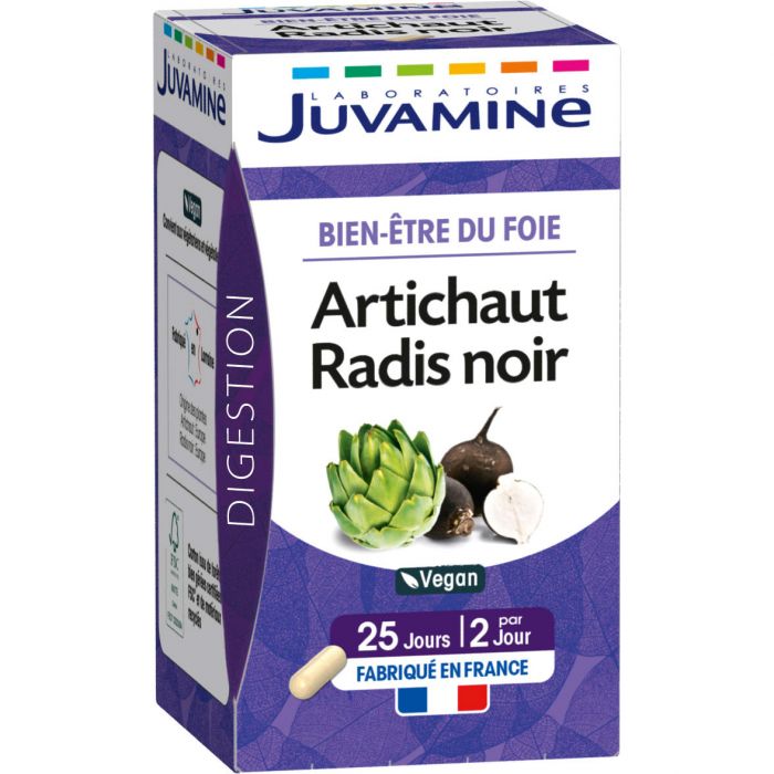 Juvamine (Жувамін) Артишок + чорна редька Здоров'я печінки капсули №50