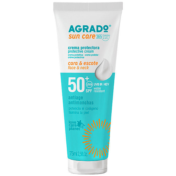 Крем Agrado (Аградо) сонцезахисний для обличчя SPF50+ 75 мл