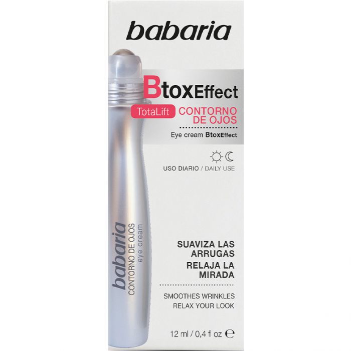 Крем Babaria (Бабарія) BtoXEffect для контуру очей з ефектом ботоксу, ролик 12 мл