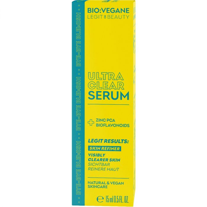 Сироватка Bio:Vegane (Біо Веган) для обличчя ультра чистота 15 мл