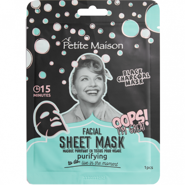 Маска Petite Maison (Петіт Мезон) для обличчя тканинна очищуюча 25 мл - фото №1 Маска Petite Maison (Петіт Мезон) для обличчя тканинна очищуюча 25 мл