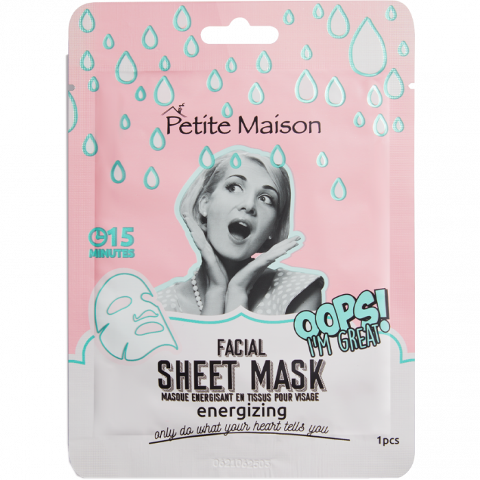 Маска Petite Maison (Петіт Мезон) для обличчя тканинна тонізуюча 25 мл