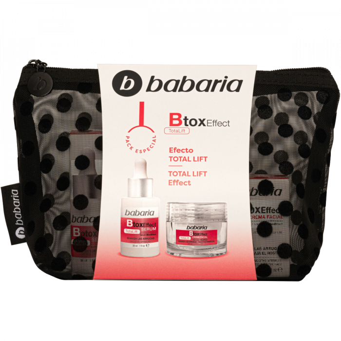 Набір Babaria (Бабарія) Ботокс ефект (крем 50 мл+сироватка 30 мл+косметичка)