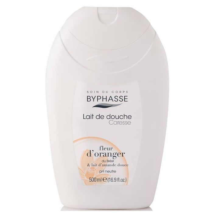 Крем-догляд Byphasse (Біфас) для душу з квітами апельсину та молочком солодкого мигдалю 500 мл