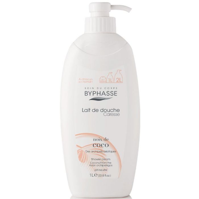 Крем-догляд Byphasse (Біфас) для душу Кокос 1000 мл