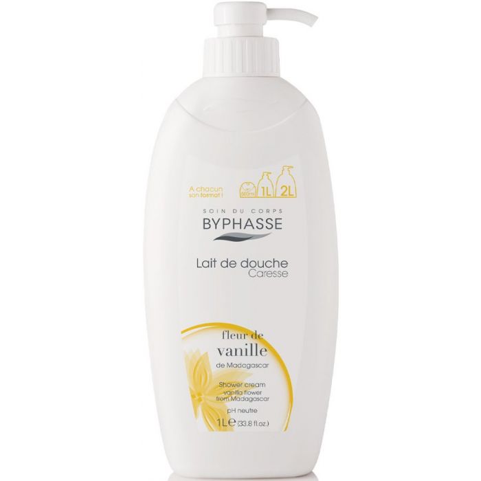 Крем-догляд Byphasse (Біфас) для душу квіти ванілі 1000 мл
