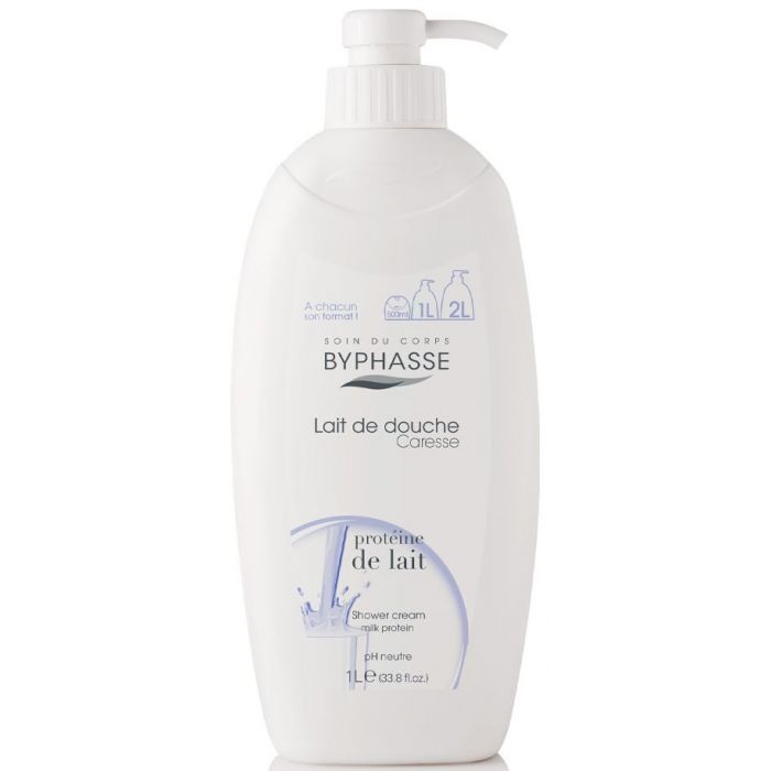 Крем-догляд Byphasse (Біфас) для душу з Молочним протеїном  1000 мл