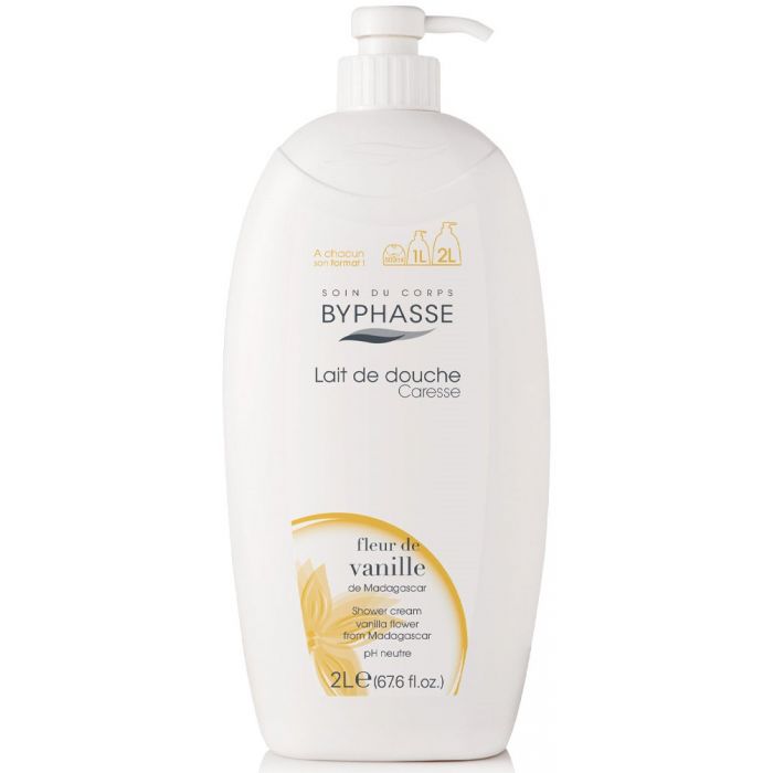 Крем-догляд Byphasse (Біфас) для душу квіти ванілі 2000 мл - фото №1 Крем-догляд Byphasse (Біфас) для душу квіти ванілі 2000 мл