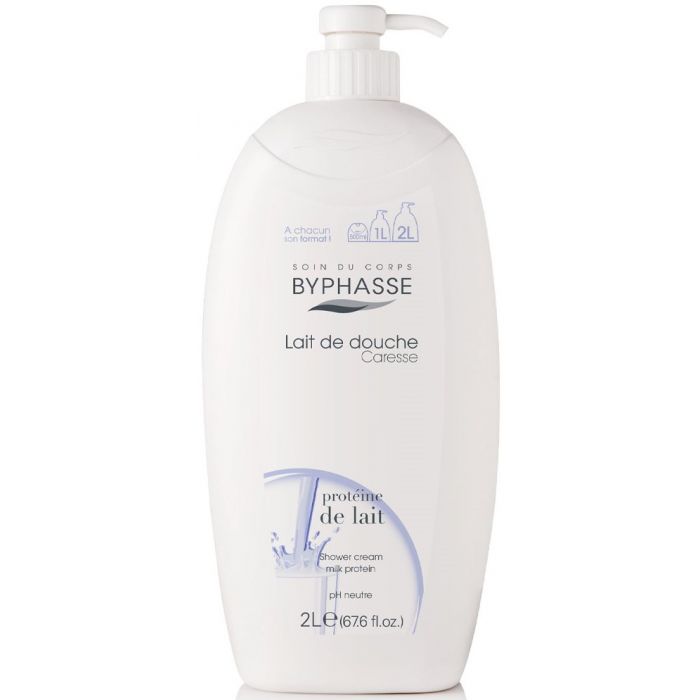 Крем-догляд Byphasse (Біфас) для душу з Молочним протеїном  2000 мл