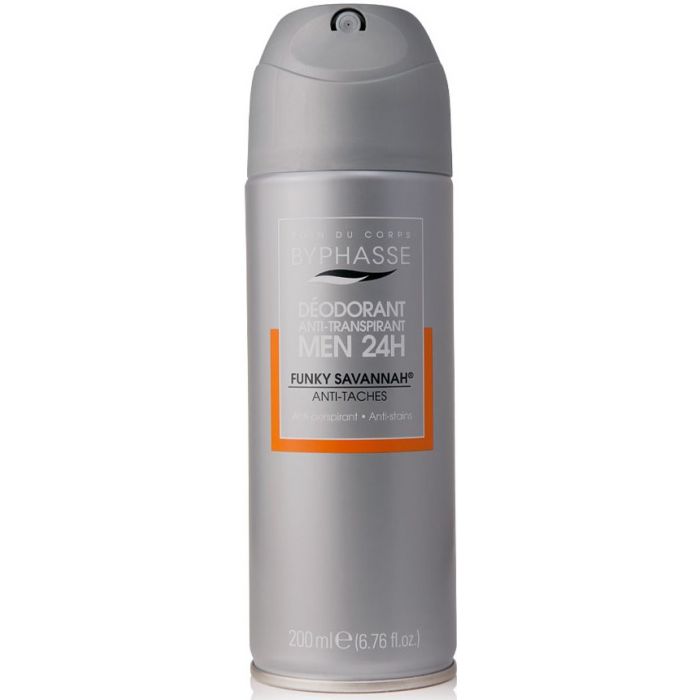 Дезодорант Антиперспірант Byphasse (Біфас) спрей для чоловіків Fanky Savannah 200 мл
