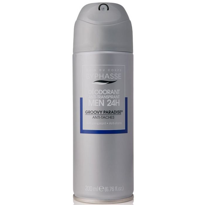 Дезодорант Антиперспірант Byphasse (Біфас) спрей для чоловіків Groovy Paradise 200 мл 