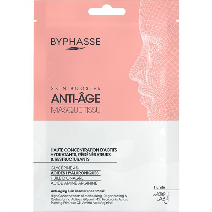 Маска-бустер Byphasse (Біфас) антивікова тканинна, 18 мл