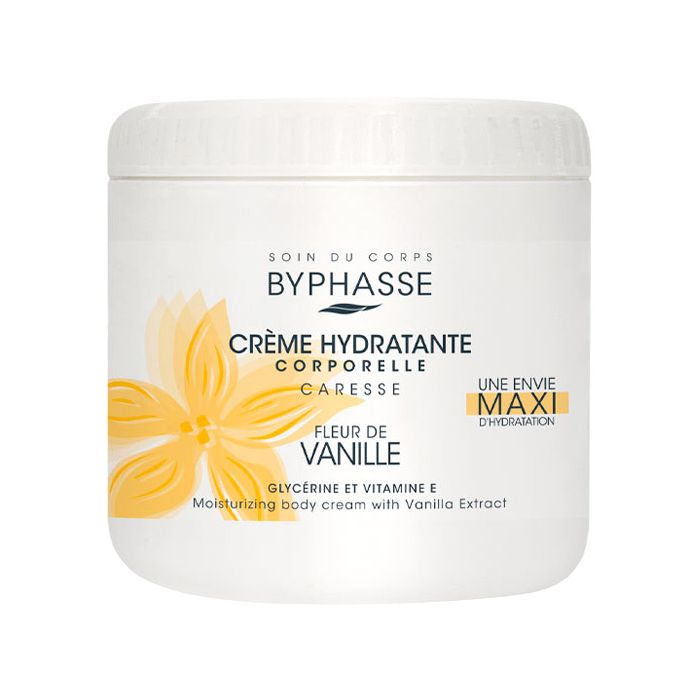 Крем для тіла Byphasse (Біфас) зволожуючий з екстрактом ванілі, 500 мл