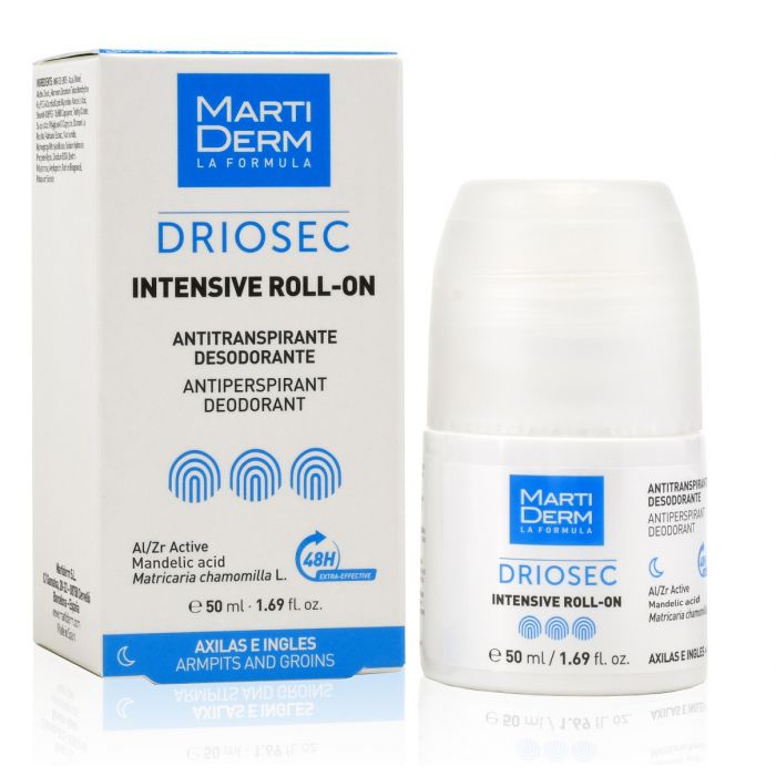 Дезодорант-антиперспірант Martiderm (Мартідерм) кульковий Driosec інтенсив 50 мл