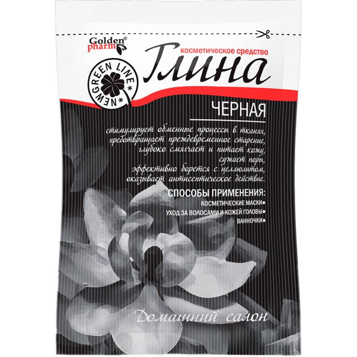 Глина косметична чорна 60 г