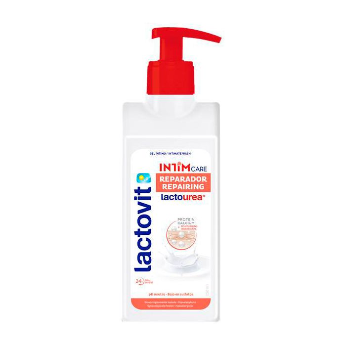 Гель для інтимної гігієни Lactovit (Лактовіт) Lactourea відновлюючий очищаючий, 250 мл