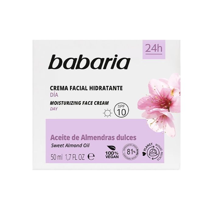 Крем Babaria (Бабарія) з Мигдалевою олією зволожуючий для обличчя 50 мл