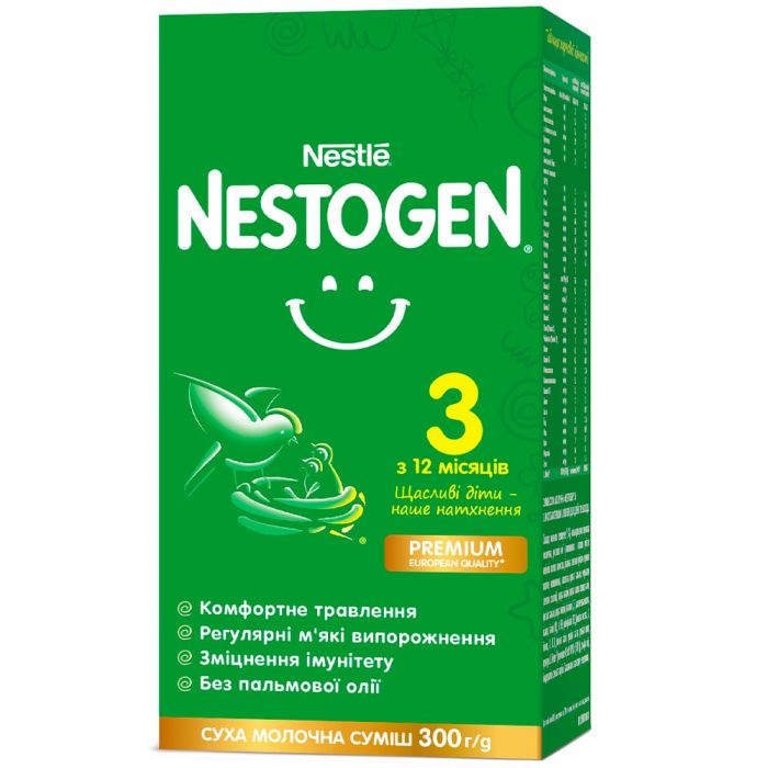 Суміш молочна Nestle Nestogen-3 (з 12 місяців) 300 г