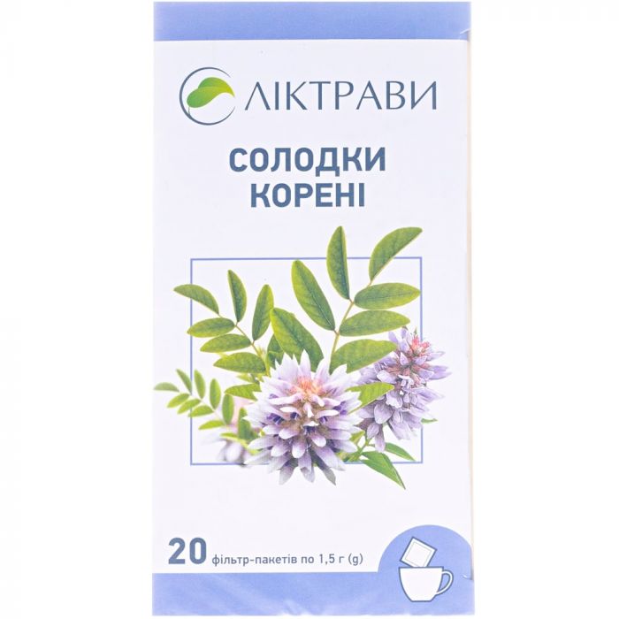 Солодки корені 30 г (20 по 1,5 г)