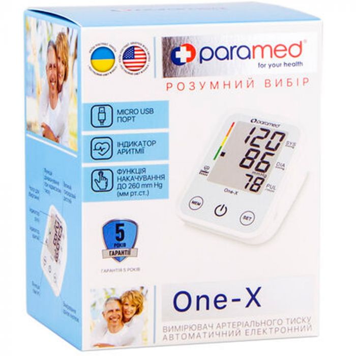 Тонометр Paramed One-X автоматичний електронний