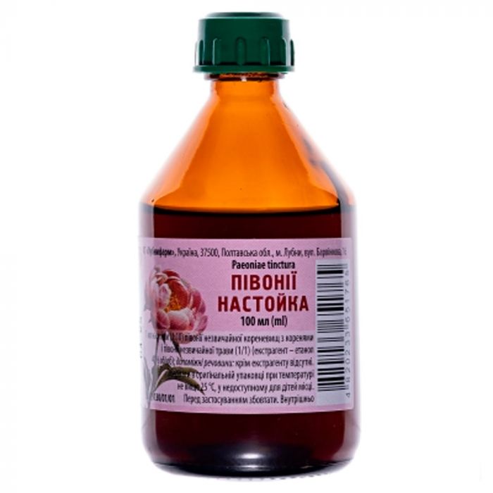 Півонії настойка 100 мл