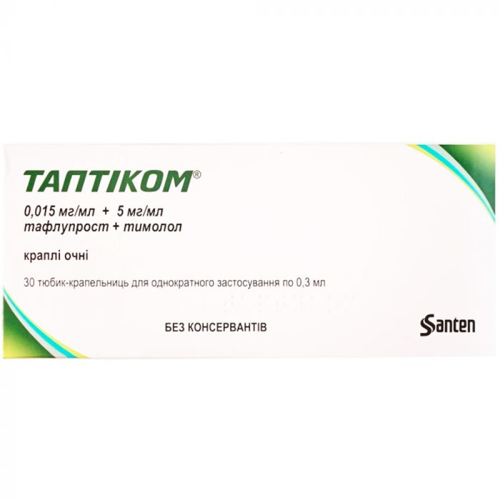 Таптіком краплі очні тюбик-крапельниця 0,3 мл №30