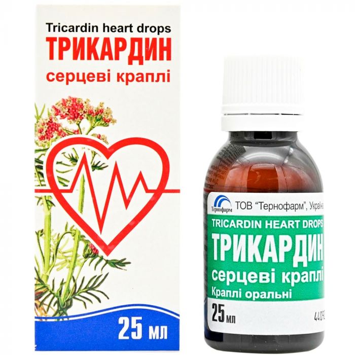 Трикардин краплі 25 мл