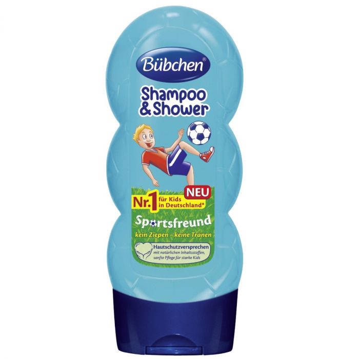 Шампунь Bubchen для волосся та тіла  спорошок  230 мл