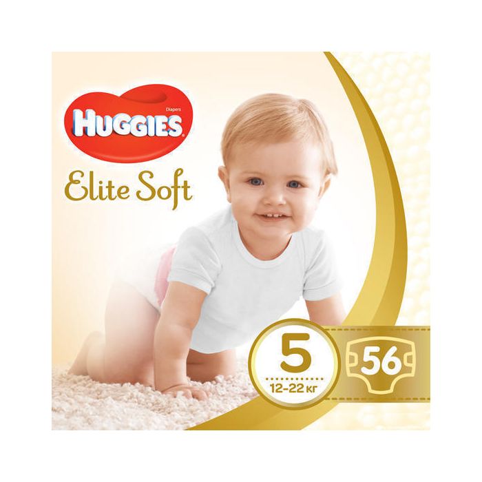 Підгузки Huggies Elite Soft р. 5 12-22 кг №56