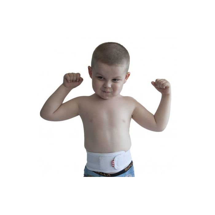 Алком 2035К Kids Бандаж протигрижовий пупковий р. 3 (сірий)