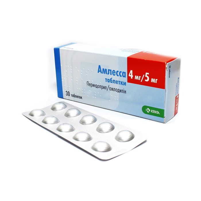 Амлесса 4 мг/5 мг таблетки №30