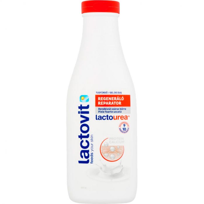 Гель для душу Lactovit (Лактовіт) Lactourea з протеїнами 600 мл