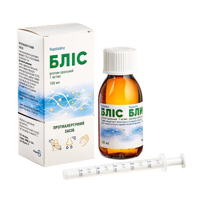 Бліс 1 мг/мл розчин оральний 100 мл