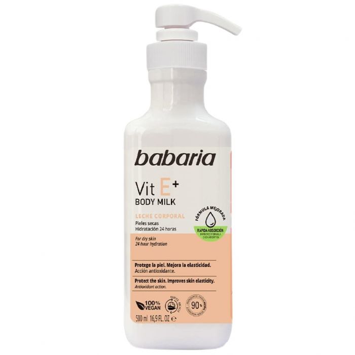 Молочко Babaria (Бабарія) для тіла з вітаміном Е 500 мл