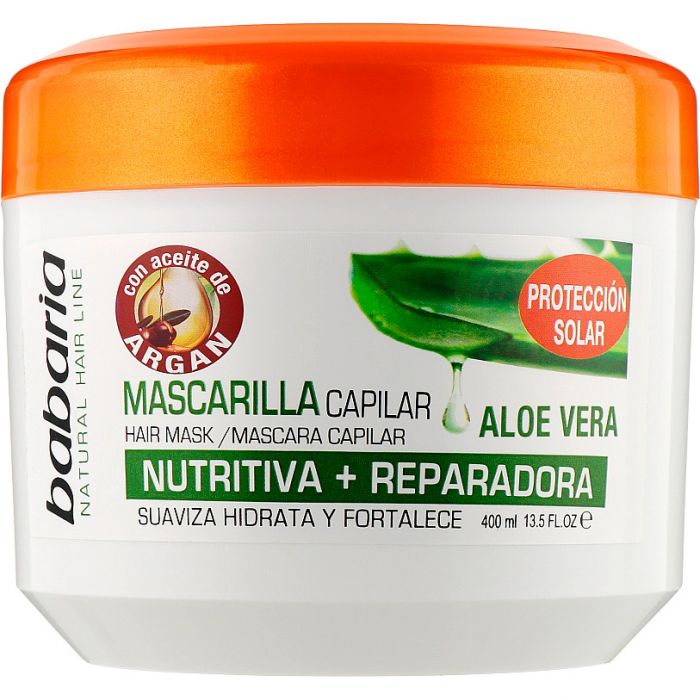 Маска Babaria (Бабарія) алое вера для волосся 400 мл