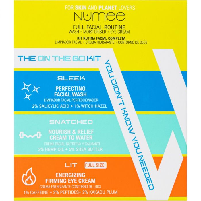 Набір Numee (Нумі) для обличчя (крем 30 мл, крем для очей 15 мл, засіб для вмивання 50 мл)