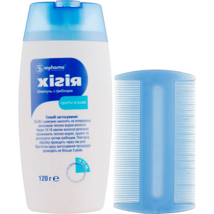 Шампунь Хігія з гребінцем проти вошей, 120 г