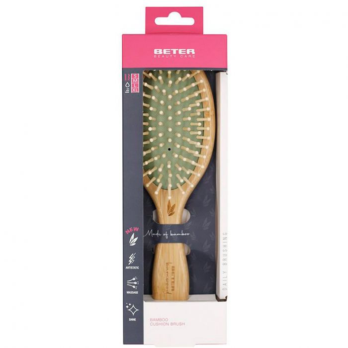 Щітка Beter (Бетер) Bamwood з бамбуковими щетинками, 22 см, 1 шт.