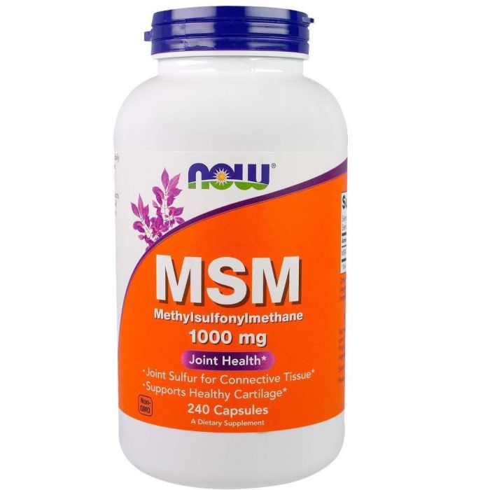 Now Foods MSM Метилсульфонілметан 1000 мг капсули №240