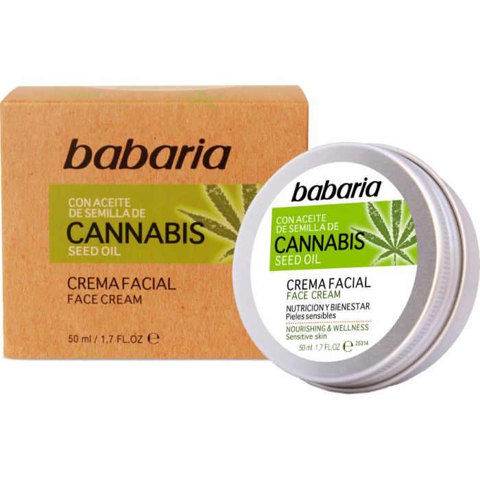 Крем Babaria (Бабарія) олія насіння канабісу для обличчя 50 мл
