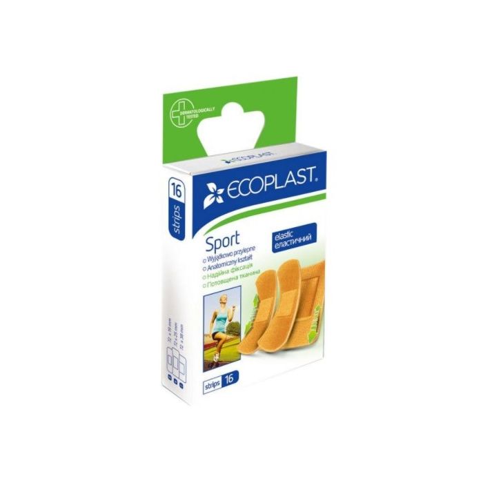 Набір пластирів EcoPlast еластичні спорт №16