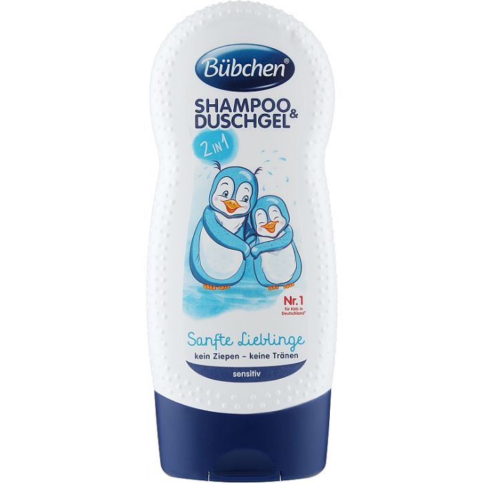 Шампунь-гель Bubchen для душа Ласкавий і Ніжний 230 мл