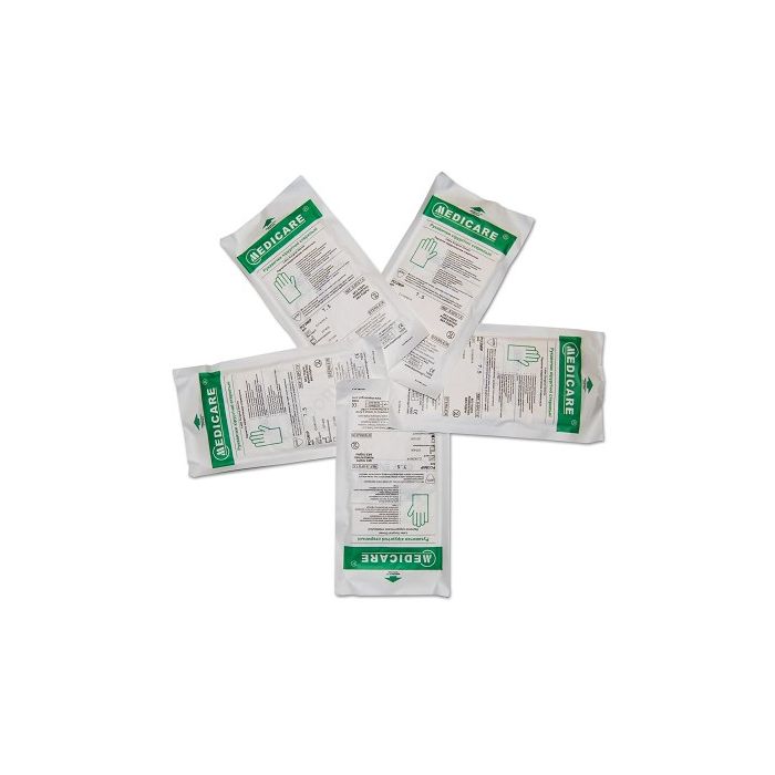 Рукавички хірургічні Medicare латексні стерильні неопудрені (р. 6)