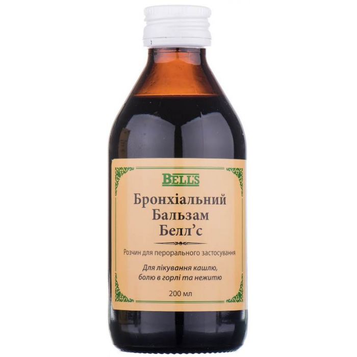 Бронхіальний бальзам Белл’с флакон 200 мл