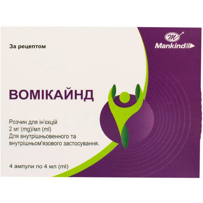 Вомікайнд 2 мг/мл 4 мл розчин №4