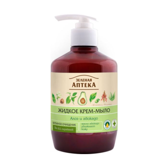Мило рідке Зелена Аптека Алое 460 мл 
