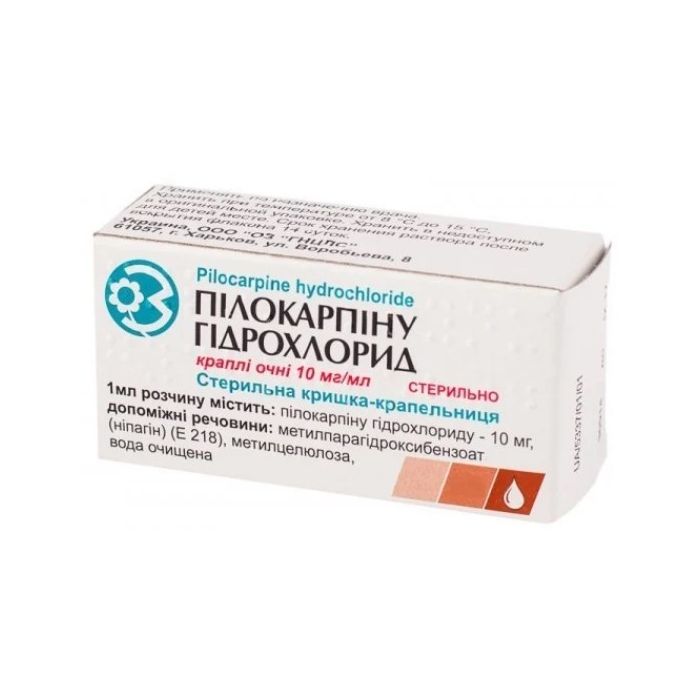Пілокарпіну г/хл 1% з МЦ фл.5м (львов)