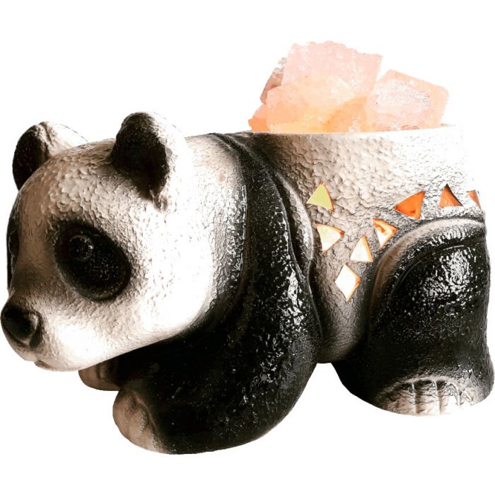 Соляна лампа Панда 5-6 кг, кераміка (slsv59*)