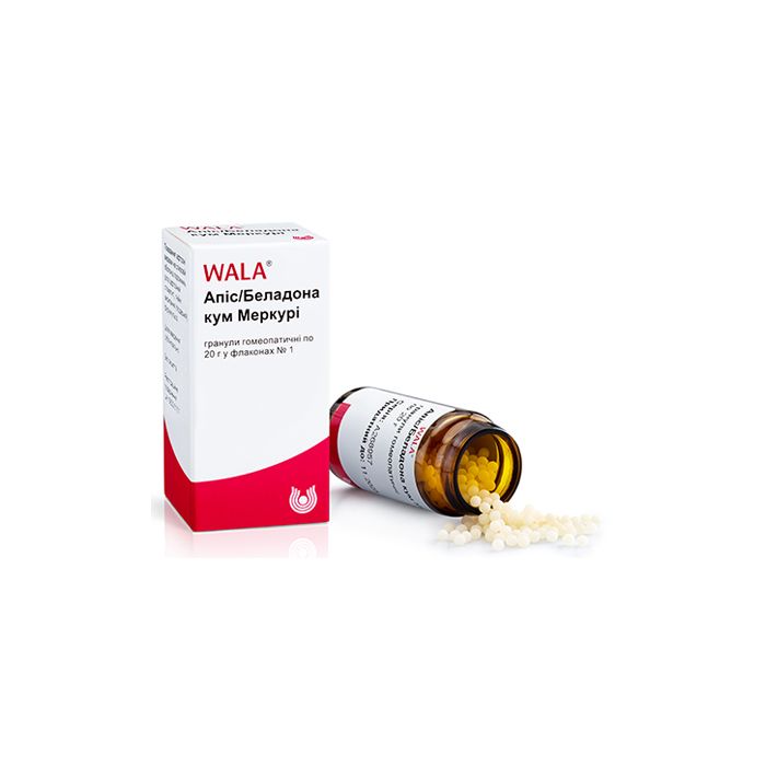 Апіс/Беладона Кум Меркурі гранули 20 г